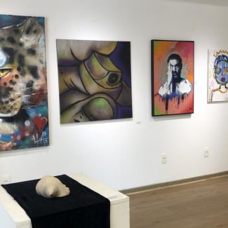 Exposição coletiva de artistas beneficia AMA Itajaí